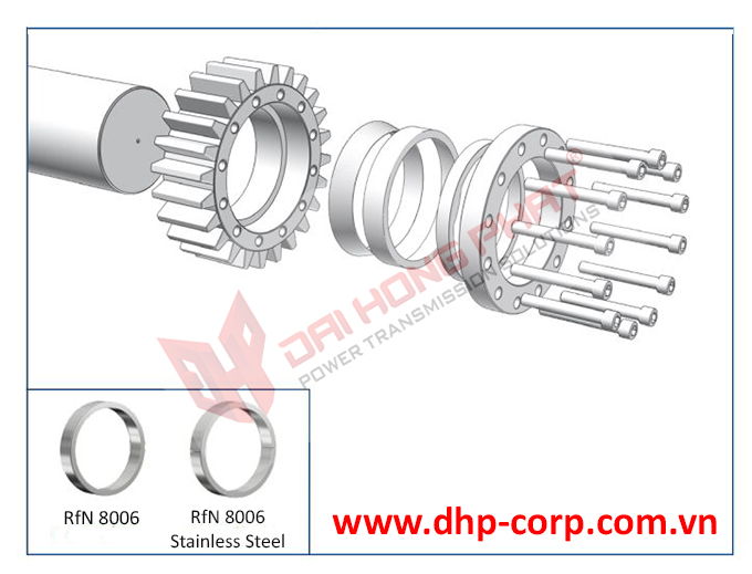 Vòng côn khóa trục Ringfeder